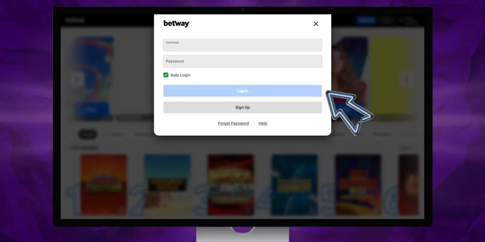 access your Betway account