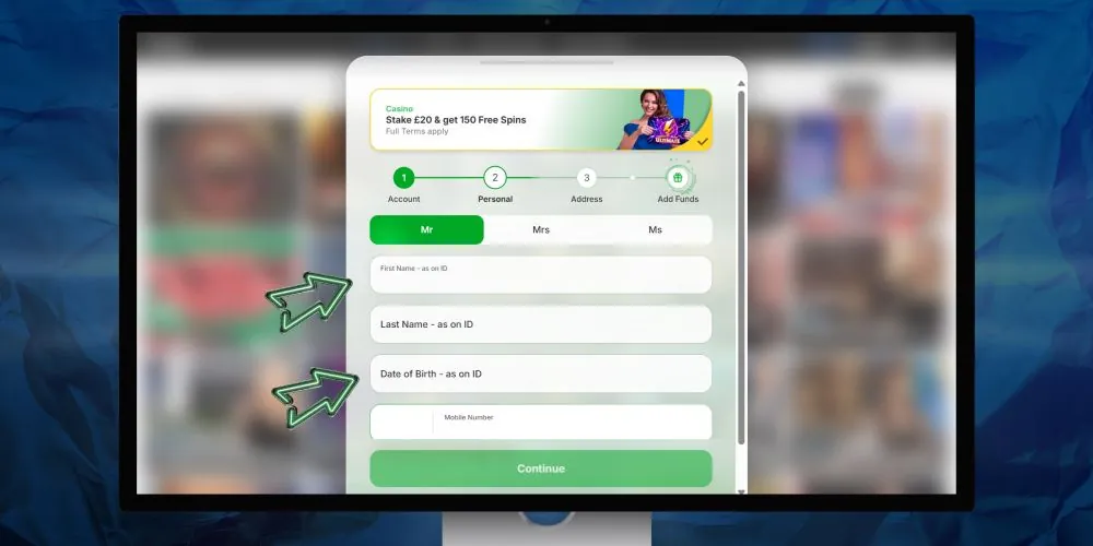 enter your id details